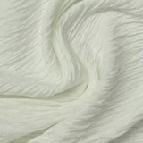 100% Polyester Crepe Fabric, 250 gsm, 155 cm — Grey — photo 3