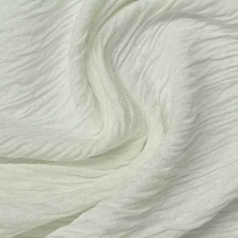 100% Polyester Crepe Fabric, 250 gsm, 155 cm — Grey