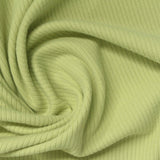 Polyester Stretch Rib Knit Fabric, 260 gsm, 185 cm — Green — photo 3