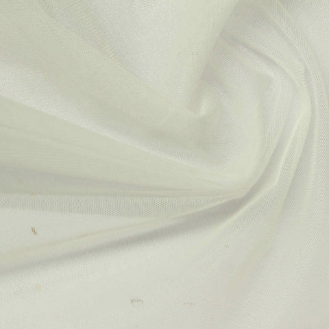 100% Polyester Mesh Fabric, 38 gsm, 163 cm — White