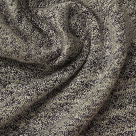 Dark Grey Marl French Terry, 216 gsm
