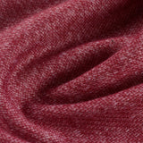 Dark Red Fine-Marl French Terry, Cotton-Poly — photo 3