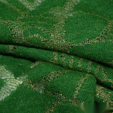 Acrylic Metallic Chunky Knit Fabric, 135 gsm, 150 cm — Green — photo 3