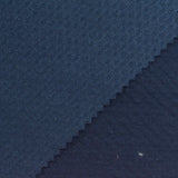 Cotton Polyester Stretch Knit Fabric, 290 gsm, 160 cm — Navy — photo 3