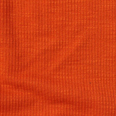 Polyester Cotton Stretch Jersey Knit Fabric, 200 gsm, 170 cm — Orange