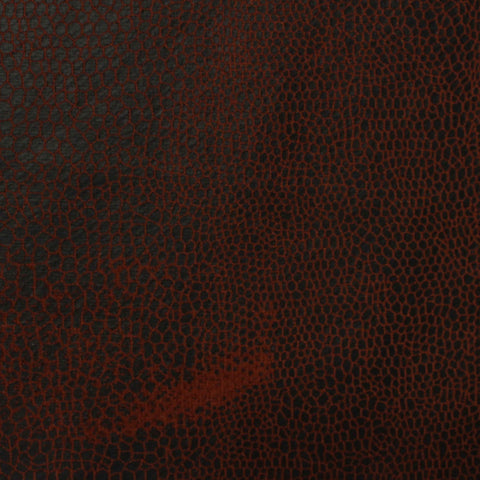 Dark Brown Animal Print French Terry, Poly-Cotton