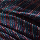 Blue Horizontal-Stripe Chunky Knit, Poly-Cotton — photo 3
