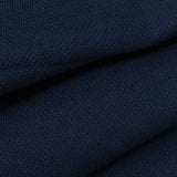 Cotton Piqué Knit Fabric, 286 gsm — Navy — photo 3