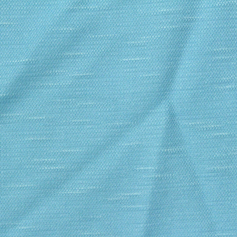 Viscose Nylon Piqué Knit Fabric, 153 gsm, 161 cm — Blue
