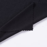 Viscose Stretch Jersey Knit Fabric, 210 gsm, 170 cm — Black — photo 3