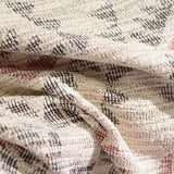 Red Diamonds Interlock Knit, Cotton-Poly — photo 3