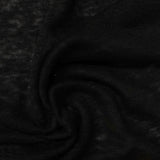 Black Marl Jersey Knit, Cotton — photo 3