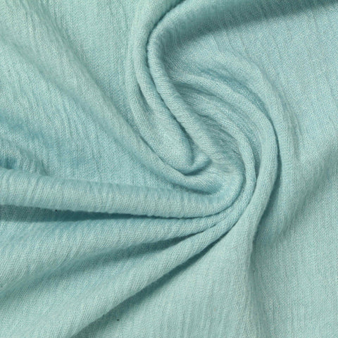 Polyester Stretch Crepe Fabric, 175 gsm — Blue