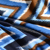 Printed Polyester Stretch ITY Knit Fabric, 180 gsm, 160 cm — Black — photo 3