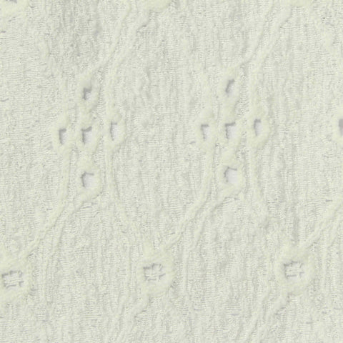 Cream Tone-on-Tone Warp Knit, Polyester, 170 gsm