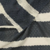 Dark Grey Stripes Chunky Knit, Viscose-Poly — photo 3