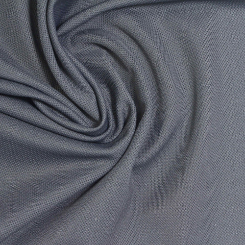 Nylon Stretch Piqué Knit Fabric, 160 gsm, 165 cm — Navy, ref EF-261821