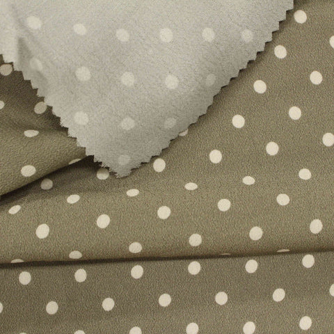 White Dots Woven, Viscose, 134 gsm