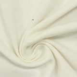 Polyester Cotton Chunky Knit Fabric, 235 gsm, 155 cm — White — photo 3