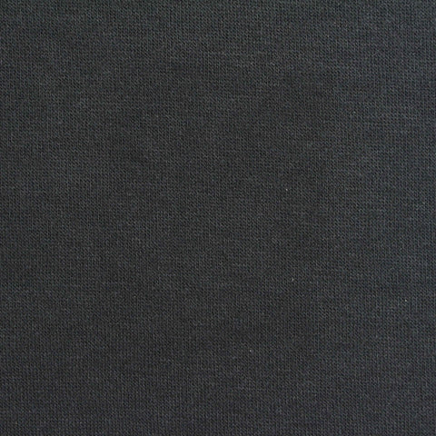 Brushed Polyester Cotton French Terry Fabric, 260 gsm, 180 cm — Grey