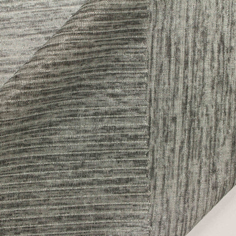 Grey Marl Jersey Knit, Poly-Metallic, 104 gsm