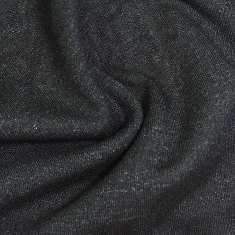 Dark Grey Marl Scuba Knit, Poly-Viscose, 390 gsm