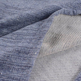 Blue Marl French Terry, Cotton — photo 3