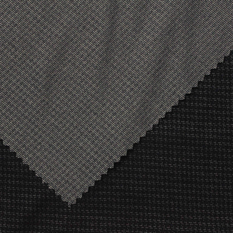 Dark Grey Marl Interlock Knit, Viscose-Poly, 200 gsm
