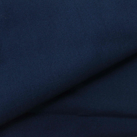 Cotton Stretch Woven Fabric, 235 gsm, 160 cm — Navy
