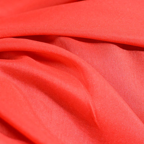 100% Polyester Woven Fabric, 47 gsm, 150 cm — Red