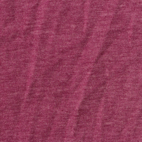 Magenta Marl Jersey Knit, Poly-Viscose
