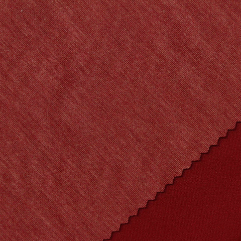 Polyester Viscose Stretch Scuba Knit Fabric, 270 gsm, 160 cm — Red, ref EF-262586