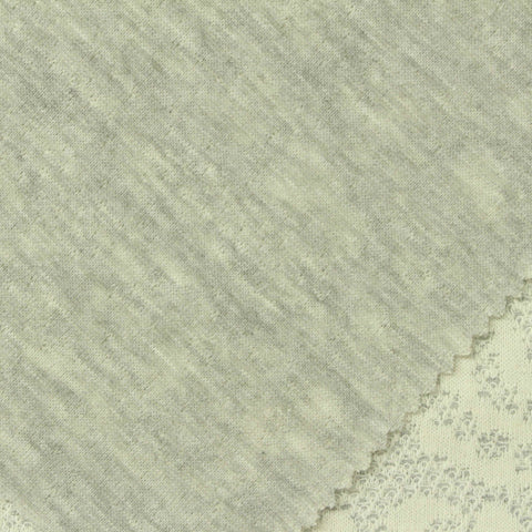Jacquard Cotton Polyester Interlock Knit Fabric, 205 gsm, 160 cm — Beige
