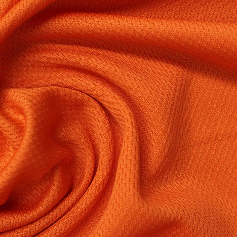 100% Polyester Birdseye Knit Fabric, 147 gsm, 155 cm — Orange