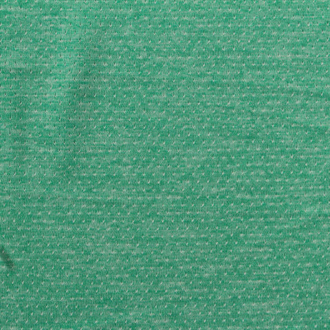 Green Marl Birdseye Knit, Polyester, 130 gsm