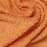 Polyester Cotton French Terry Fabric, 280 gsm, 152 cm — Orange — photo 3