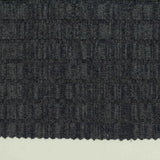 Polyester Stretch Rib Knit Fabric, 170 gsm, 155 cm — Black — photo 3