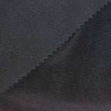 Polyester Stretch Sherpa Fleece Fabric, 240 gsm, 164 cm — Black — photo 3