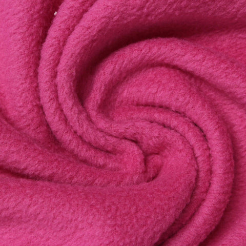100% Polyester Fleece Fabric, 180 gsm, 160 cm — Pink