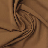 Polyester Stretch Rib Knit Fabric, 190 gsm, 175 cm — Brown — photo 3