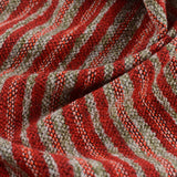 Red Stripes Chunky Knit, Polyester — photo 3