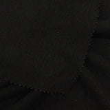 Brushed Polyester Stretch Chunky Knit Fabric, 182 gsm, 168 cm — Black — photo 3
