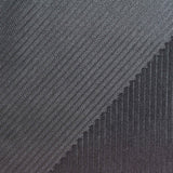 White Pinstripe Knit, Polyester — photo 3