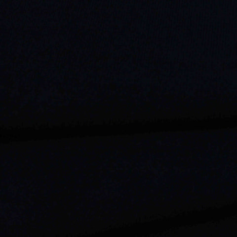 Cotton Polyester Stretch Knit Fabric, 490 gsm — Black