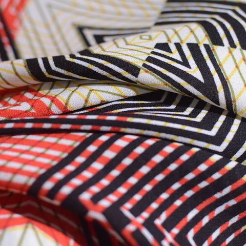 Black Diamonds Linen-Look, Polyester