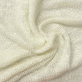 Slub Viscose Stretch Chunky Knit Fabric, 256 gsm, 150 cm — Beige — photo 3