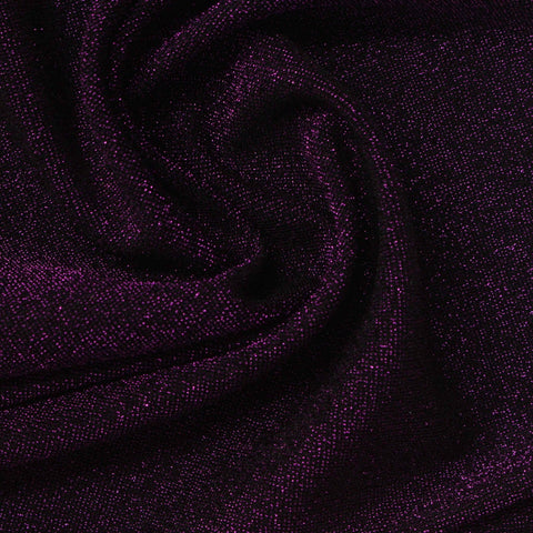 Rib Knit Fabric, 180 gsm, 150 cm — Purple