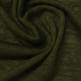 Dark Green Marl Chunky Knit, Viscose-Poly — photo 3