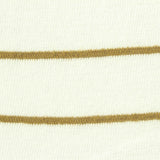 Cream Diagonal-Stripe Jersey Knit, Cotton — photo 3