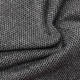 Black Geometric Jacquard, Polyester — photo 3